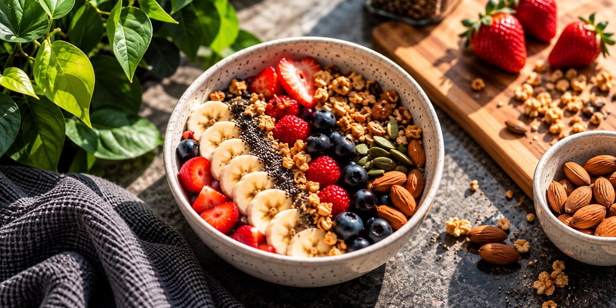 Bowl de frutas y granola